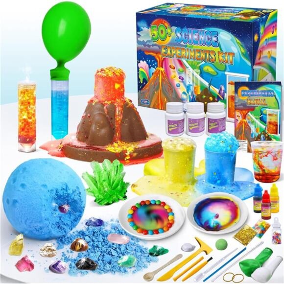 50+ Science Lab Experiments Kit for Kids, STEM Activities Educational‎ Scientist - Picture 1 of 6